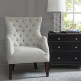 Hannah Button Tufted Wing Chair B03548233