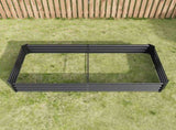 Raised Garden Bed Kit - Metal Raised Bed Garden7.6x3.7x0.98ft for Flower Planters, Vegetables Herb 97729335