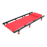 ZUN 40" Ajustable Creeper for Car Repairing Red 22931029