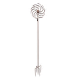 ZUN Wrought Iron Windmill-LED Light Whirlwind 91469942