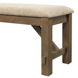 Raven Wood Fabric Upholstered Dining Bench T2574P164515