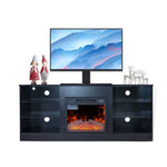 ZUN Fireplace TV Stand With 18 Inch Electric Fireplace Heater,Modern Entertainment Center for TVs up to W1625P152178