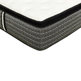 Premium 14 in. Pocket Coil Hybrid Mattress, Queen, Plush Gel Memory Foam Mattress, White/Gray B011P203032