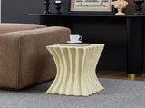 15.16 inch Side Table Vintage Sturdy Fiberglass Table For Living Room Apartment No Need Assembly W876P408752