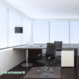 PVC Dull Polish Chair Mat Protection Floor Mat 90x120x0.2cm Rectangular 73468178