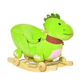 2-IN-1 Baby rocking horse toy with music playback Dinosaur shaped 48981124