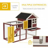 ZUN Small Animal Cage /Rabbit Hutch （Prohibited by WalMart） 31049947