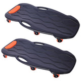 2pcs Plastic Creeper 42 Inch with carrying bag - Blow Molded Ergonomic HDPE Body with Padded W465P144541