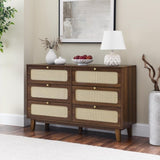 ZUN Drawer bedroom wooden antique TV cabinet bedroom living room corridor storage 38893255