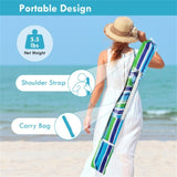 7.2 Feet Outdoor Beach Umbrella with Tilt Mechanism 16250185