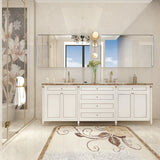 40x30inch Brushed Silver Rounded Corner Rectangle Mirror For Wall Metal Frame Wall Mounted W2091126976