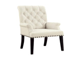 Fabric Upholstered Arm Chair, Beige B016P224607