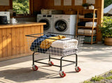 35''x15.7''x22'' Commercial Wire Laundry Basket Cart 61736373