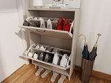 2-Tier Shoe Rack for Entryway - Stable and Spacious Shoe Storage Organizer, Easy Access Design, W2139P306372