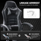 Game Chair, Adult Electronic Gaming Chair, Ergonomically Designed, PU Leather, Lounge Chair with 02055154