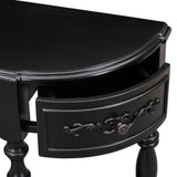 U_STYLE 52''Modern and Contemporary Curved Console Table Sofa Table Entryway Table for Hallway N711P186862B