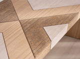 Modern Console, 62" Long Entryway with Chevron Patterned Top, Manufactured Wood Sofa W2729P356958