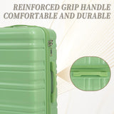 3 in 1 20"/24"/28" 3 pcs/set in ABS Spinner Wheel Luggage, Carry on Suitcase, Matching Color, 90206445