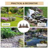 Wooden Garden Bridge Arc Footbridge 11461560