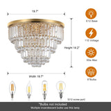 Gold luxury modern style crystal lights,large ceiling chandeliers,dining room,living room,bedroom W1340P189395