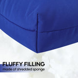 2 Pcs Set High Back Patio Chair Cushions, Tufted Rocking Chair Cushions, Adirondack Cushions for W419P287334