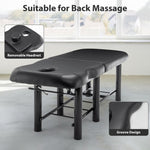 ZUN Professioanl Massage Table , Backrest Adjustable, Removable Headrest, Bottom Shelf Storage , Memory W1422P250587