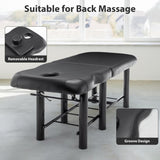 ZUN Professioanl Massage Table , Backrest Adjustable, Removable Headrest, Bottom Shelf Storage , Memory W1422142222