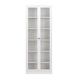 Metal Kitchen Pantry - 72" Tall Storage with 5 Adjustable Shelves, White Freestanding T2398P350189