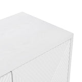 Buffet Cabinet with, Wood Sideboard Cabinet with Carved Door Panels,4 Doors modern aesthetic W2696P279968