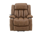 Brown Power Lift Recliner with Massage and Heating B062P215448
