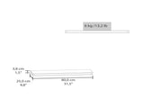 Cognac Floating Shelf B062P252137