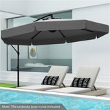 10 Feet Patio Cantilever Umbrella - Gray 86774964