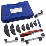 Pipe Bender HVAC Refrigeration Ratchet Tube Bending Heads Cutter Tool Kit 78470020