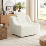 360 Oversize swivel Glider Chair with switchable head pillow and waist pillow , comfortable W2357P261767