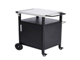 Outdoor Grill Table Cart with Stainless Steel Movable Kitchen Island with Large Storage 21663639
