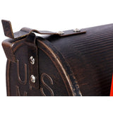Mailbox/Post Light Combination Kit , Post with Mailbox, Fluted Base, Decorative Modern Mailbox with W465P230043