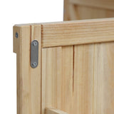 Outdoor Kitchen Island, Rolling Bar Cart & Storage Cabinet, Farmhouse Solid Wood Outdoor Grill Table 68264633