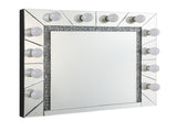 Noralie Mirrored & Faux Diamonds Accent Mirror B2726P448750