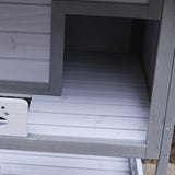 Three Story Outdoor Cat House with Balcony, Large Feral Villa Cat Shelter Weatherproof, 3 Story W1431P284943