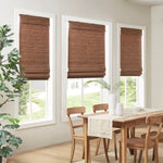 ZUN Bamboo Light Filtering Roman Shade 64"L B035129699