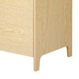 Furniture Style Multi-use Natural Cat litter box hosue With 2 flip-down door N843P251413N