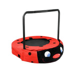 ZUN XTP003 Assembled children's trampoline happy expression outdoor indoor dual-use ladybug black W171194394