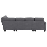 ZUN [New] 104.3*78.7" Modern L-shaped Sectional Sofa,7-seat Linen Fabric Couch Set with 68288561