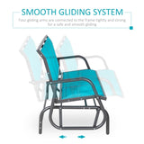 Outdoor courtyard seats for 3 people-Blue 50707601