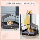 ZUN Dog Bed/ Dog House / Rattan Pet Sofa （Prohibited by WalMart） 91663211