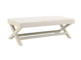 Comfort Double Bench Upholstered in Velvet Fabric,Stool Stylish X-Crossed Legs,Comfort Cushion W2671P441828