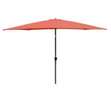 ZUN 6 x 9ft Patio Umbrella Outdoor Waterproof Umbrella with Crank and Push Button Tilt without flap for 57840535