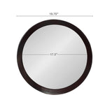 20x1.5"Transitional Decor Style Mango Wood Wall Mirror Wall Decor with Frame of Solid Mango Wood for W2078130426
