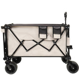 Foldable Wagon with Extended Tailgate, Extra Long Extender Wagon Cart,Beach Wagon Cart Heavy Duty W2932P289383