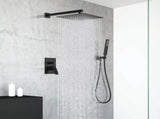 Male NPT Matte Black System, Faucet Set for Bathroom Fixtures with 12 Inch Rain 93928807